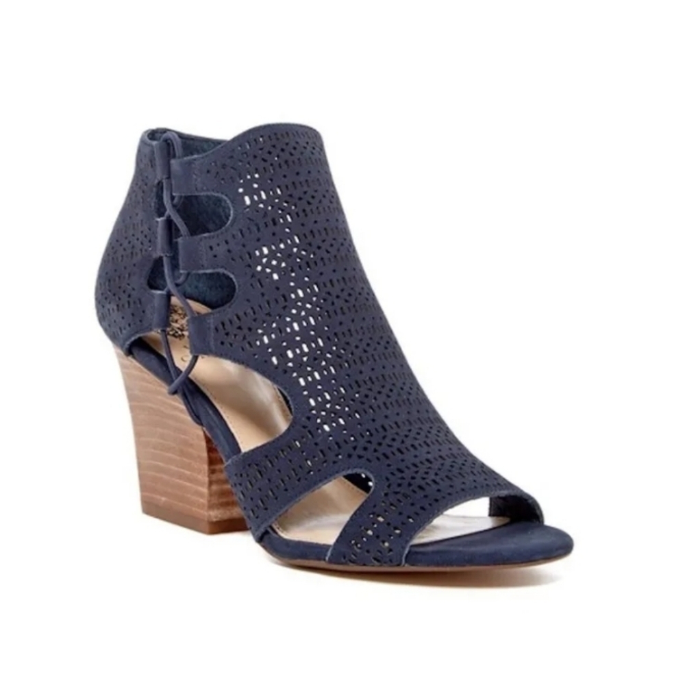 Vince Camuto Women Corbina Ankle Side strap Heels Open Toe Ankle boots 8M